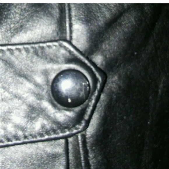 Vintage Leather Skirt - Picture 6 of 8